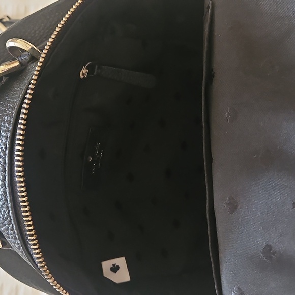 Kate Spade Small Black Backpack with Matching Wallet - Picture 5 of 6